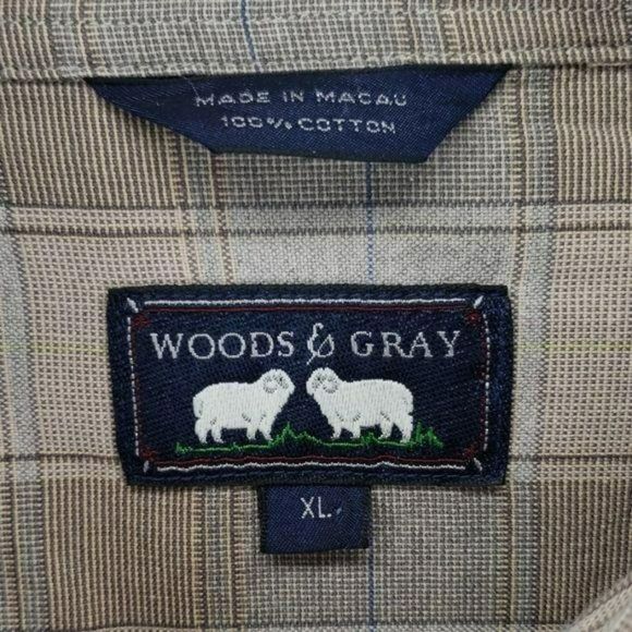 Woods & Gray plaid XL button down shirt - Picture 5 of 7